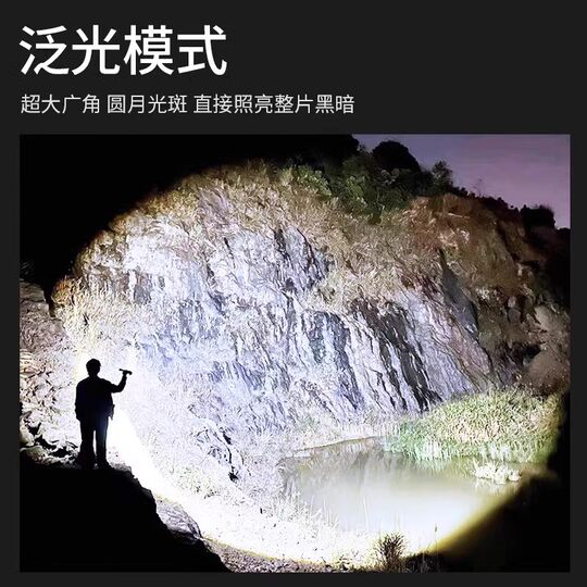 Mini explosive and powerful long-range portable flashlight