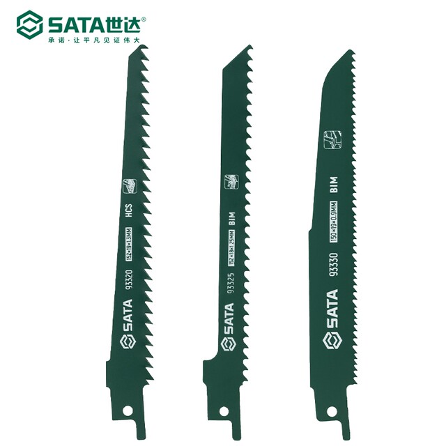 世达高碳钢往复锯条细粗齿切割