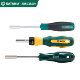 Shida screwdriver handle 6.3mm cruciform handle screwdriver straight handle strong magnetic screwdriver head rotating handle