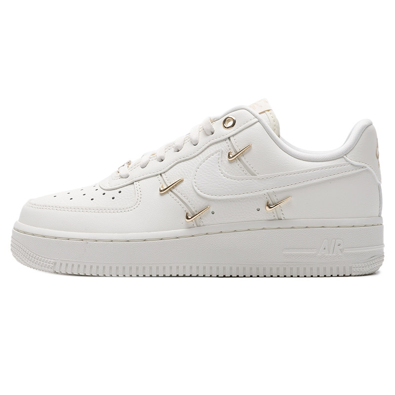 Nike耐克Air Force1白金四钩空军AF1女子复古休闲板鞋FV3654-111,淘宝优惠券,粉丝福利购,淘宝优惠卷