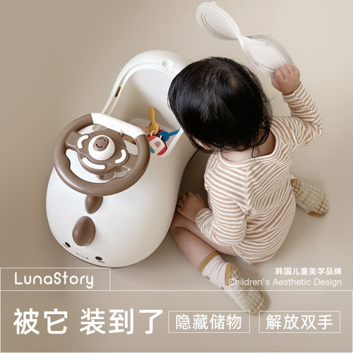 lunastory花生溜溜车扭扭车儿童车周岁礼物防侧翻新款宝宝花生车 - 图2