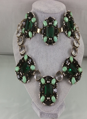 高端水晶系列质感项链手镯