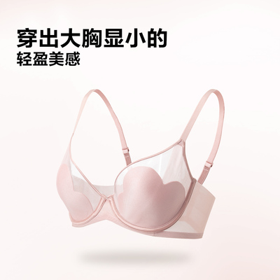 【玫瑰花瓣杯】安莉芳大胸显小文胸