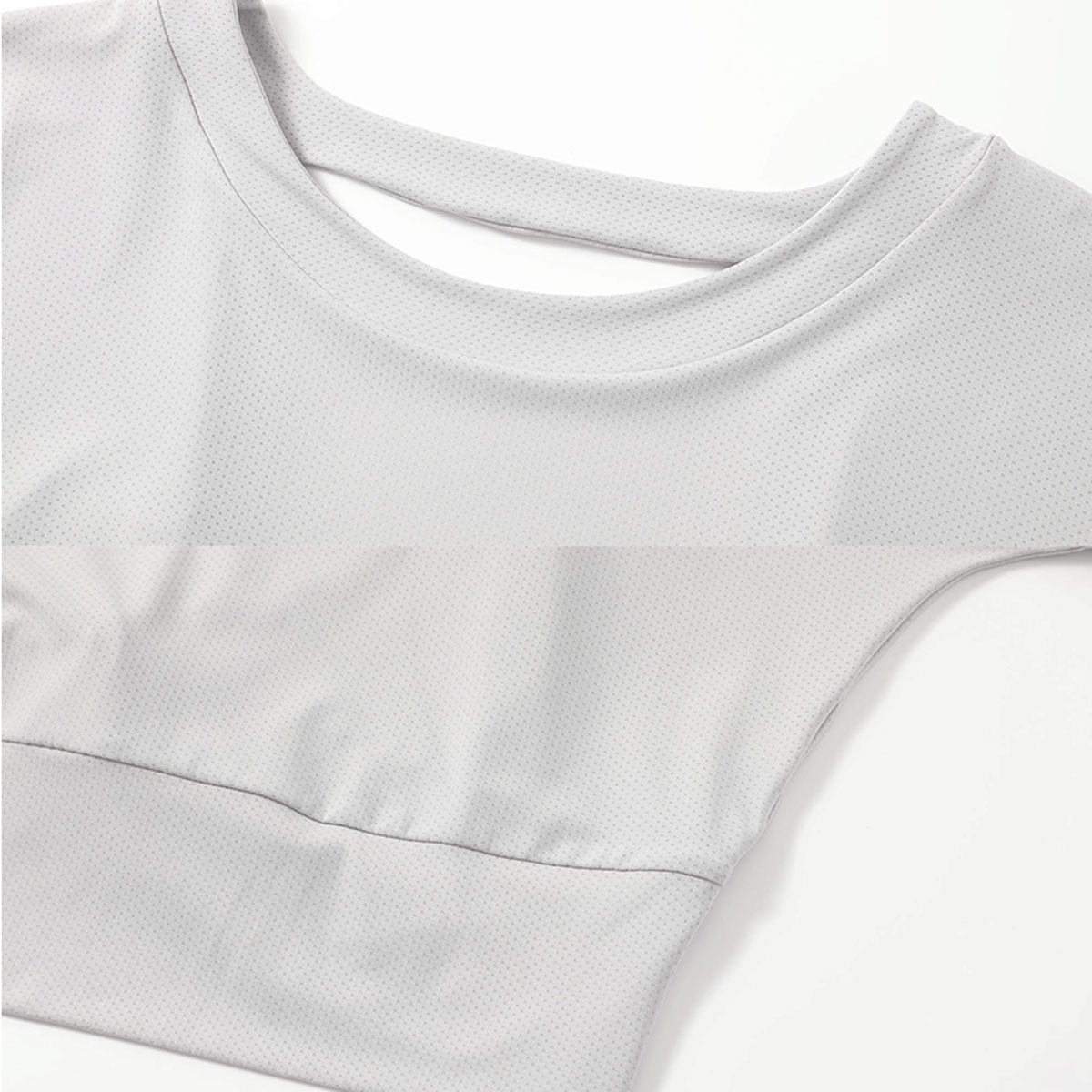 安莉芳旗下E-BRA圆领短袖短款瑜伽T恤女夏季运动健身上衣KD00046,淘宝优惠券,粉丝福利购,淘宝优惠卷