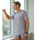 Embry's IVU men's counter new product summer round neck short-sleeved cotton pajamas home tops UD00179