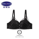 [Q Cut Line Lace] Анлифанг не имеет стального кольца, собранного женского верхнего верхнего нижнего белья Brahous EBW0089