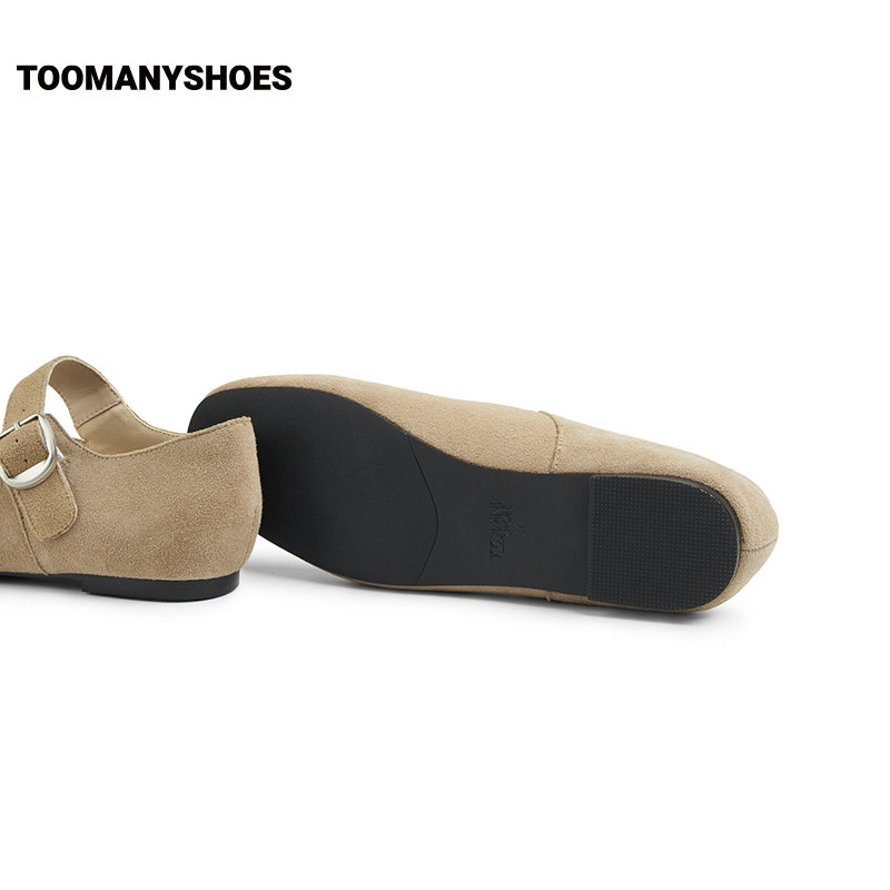 【2件8折】Toomanyshoes女鞋黄油小熊可露丽风优雅浅口平底单鞋,淘宝优惠券,粉丝福利购,淘宝优惠卷