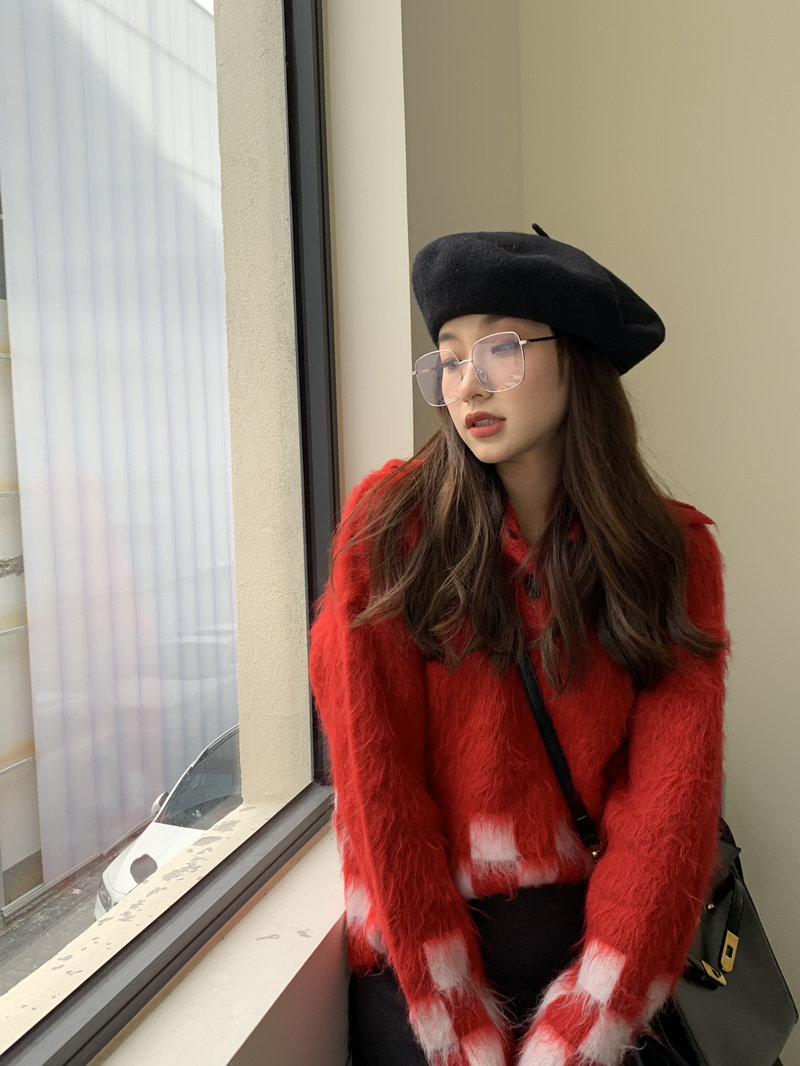 定制款大头围贝雷帽显瘦有内衬澳洲羊毛呢纯色复古百搭蘑菇画家帽,淘宝优惠券,粉丝福利购,淘宝优惠卷