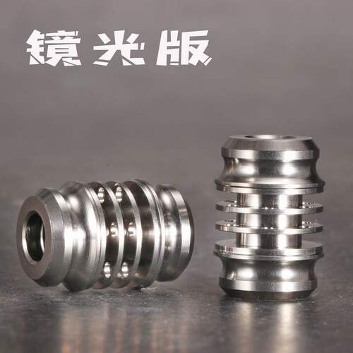 MG钛合金刀坠V款升级灯塔6颗夜光管吊坠项链坠挂件DIY推牌吊坠 - 图0