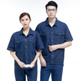 Джинсовый летний тонкий комбинезон