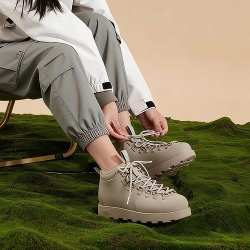 官方正品native马丁靴新款靴子秋冬季女士户外加绒防水防滑雪地靴 - 图2