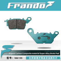 Frando car power house adaptation Yamaha NMAX155 AEROSPORTS X NVX original installation upgrade brake pads