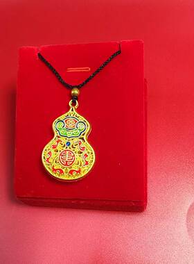 中式电镀合金项坠民族风