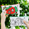 Cross-border Christmas graffiti pencil bag for toddlers