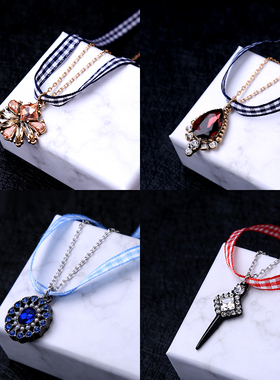 choker欧美风格森系心形女士项圈