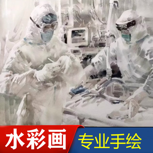 手绘画像定制作做素描速写水彩铅肖像帮代画照片动宠静物头像设计 - 图1