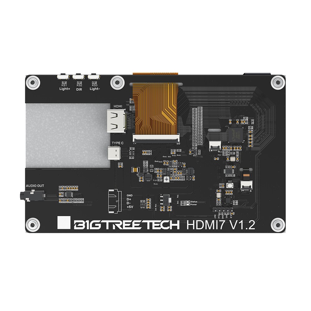 BIGTREETECH HDMI5/7 3D打印机屏幕小显示屏树莓派IPS触控DIY配件 - 图1