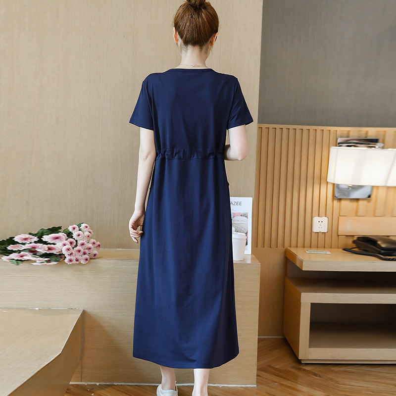 孕妇夏装春秋时尚新款潮妈仙连衣裙 奥桑娜连衣裙