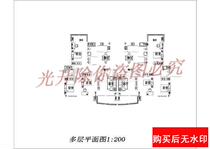 A community planning general flat drawing (with effect drawings) cad drawings in a Chinese region