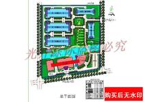 General plane drawings cad drawings for construction planning in an industrial area in the north