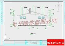Construction drawings (3 6 m) cad drawings of the construction structure of the construction structure of the single layer brick mixing structure public toilets