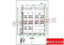 Detailed planning of drawings cad drawings in the general plane arrangement of a large factory in the north