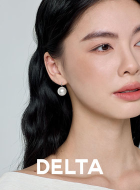 DELTA大溪地高跟鞋珍珠耳饰