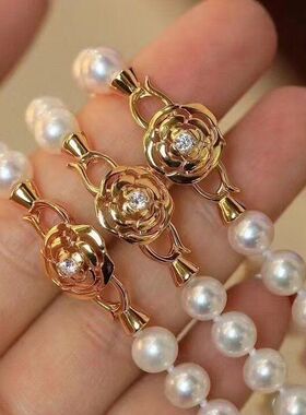 强光淡水近正圆无暇珍珠项链时尚