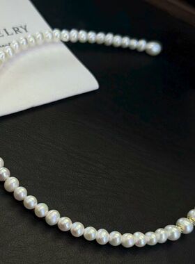 多种戴法经典小珍珠发饰精致长款