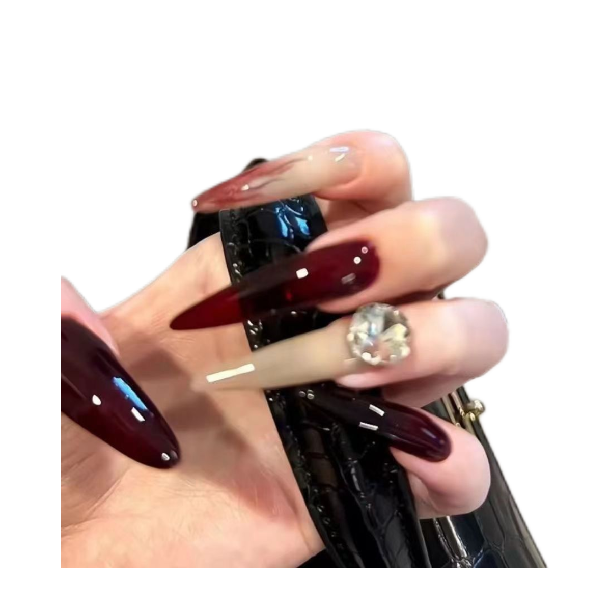 黑猫卡通猫眼穿戴甲短款温柔穿戴显白高级夏日网红美甲可爱可拆卸,淘宝优惠券,粉丝福利购,淘宝优惠卷