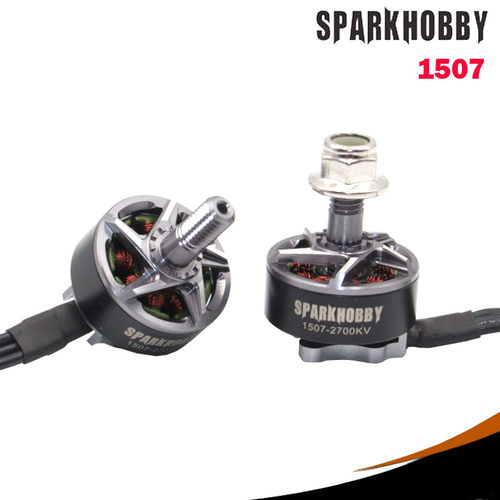外贸精品3寸穿越机抬杠149蜜蜂涵道SPARKHOBBY 1507无刷马达 - 图3