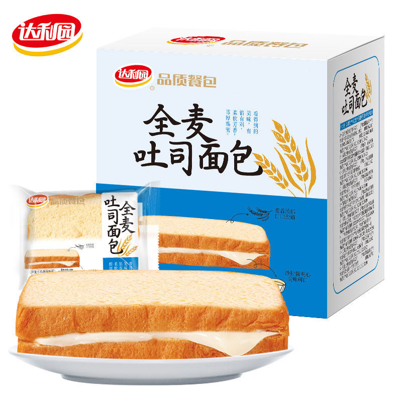 达利园吐司整箱早餐牛奶夹心软面包 宝鸿食品西式糕点