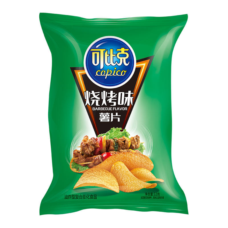 可比克薯片 宝鸿食品膨化食品
