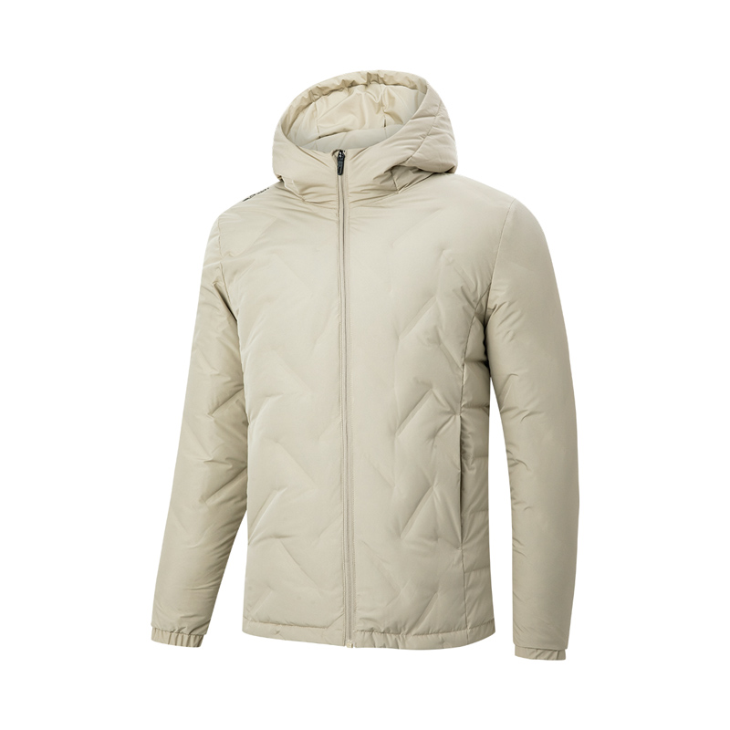 361羽绒服男2024冬季男士加厚保暖连帽羽绒服无缝羽绒运动外套男