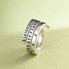 Chunfeng Sihan s925 silver vintage Thai silver crafts women's open silver ring niche design pi ring