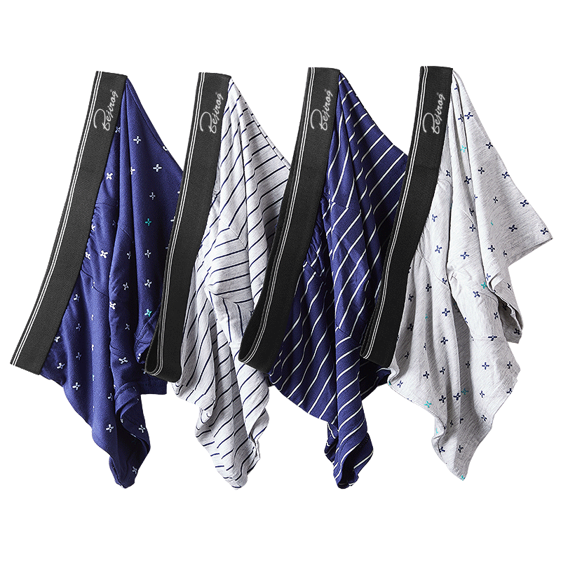 北极绒男士男学生夏季透气头平角裤 北极绒静虑内裤