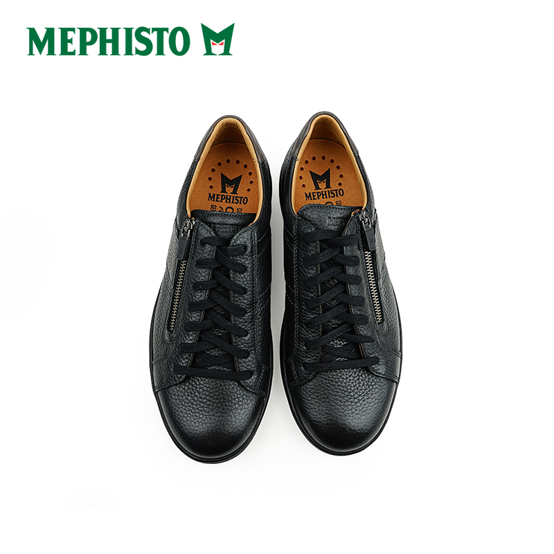 MEPHISTO/马飞仕图男休闲板鞋真皮荔枝纹厚底增高HENRIK - 图3