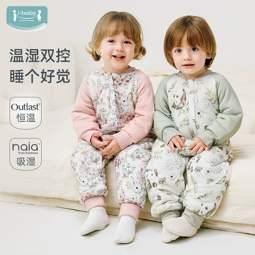 Детский осенний марлевый спальный мешок, универсальная пижама на четыре сезона