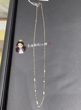 日本代购直邮 agete阿卡朵  维多利亚风 米粒珍珠 10K金 项链
