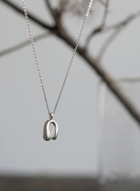 日本代购直邮 ten.23秋新款 马蹄U型项链 silver925 18kgp镀金