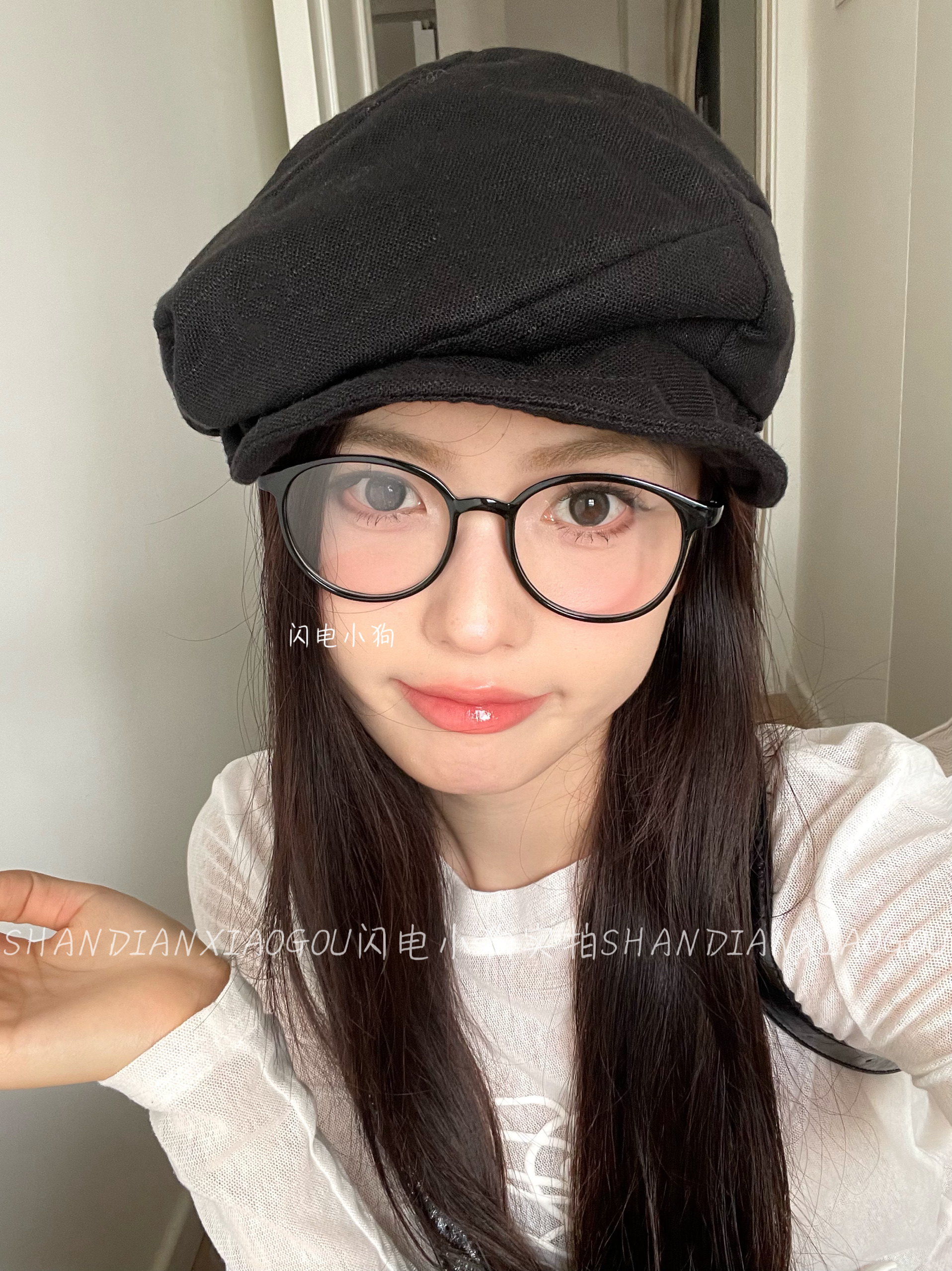 无敌百搭 韩女氛围感 素颜镜框韩版超轻眼镜女复古显脸小神器 - 图3