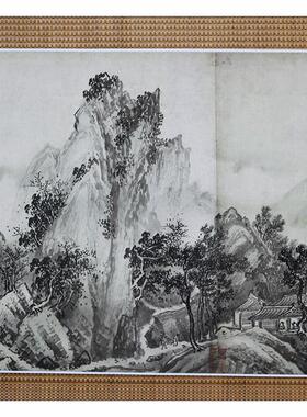 1:1赵芾《江山万里图卷》高清e微喷复制山水画国画45.1X1116cm