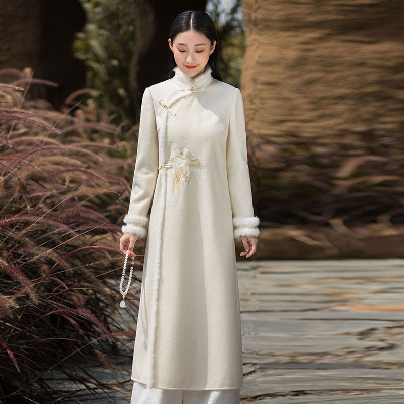 茶服春秋禅意文艺中国风唐装旗袍 森莲上衣