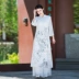Văn học Trung Quốc phong cách mới sườn xám cải tiến đầm voan khí chất quốc gia Phật giáo Zen Zen đầm trà - váy đầm váy đầm