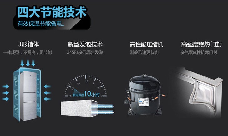 星空银 节能养鲜 即切即用 中门宽幅变温 三门冰箱 205TF1 BCD TCL 星空银 节能养鲜 即切即用 中门宽幅变温 三门冰箱 205TF1 BCD TCL