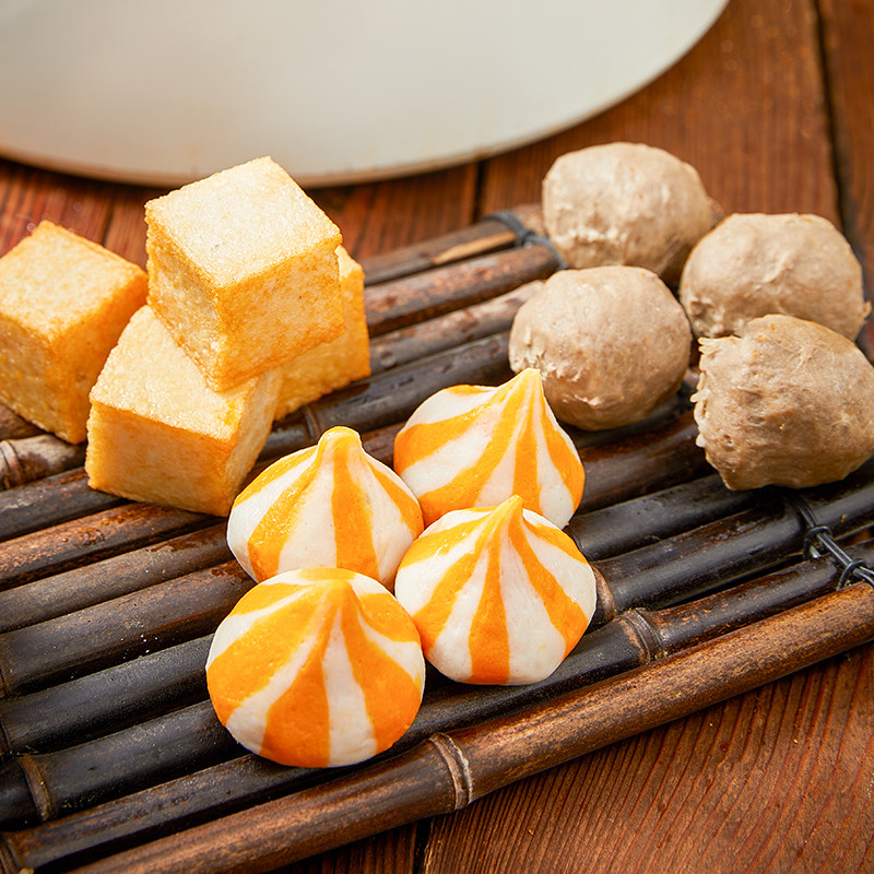 Yasui 240g fish tofu frozen hot pot ingredients meatballs oden barbecue