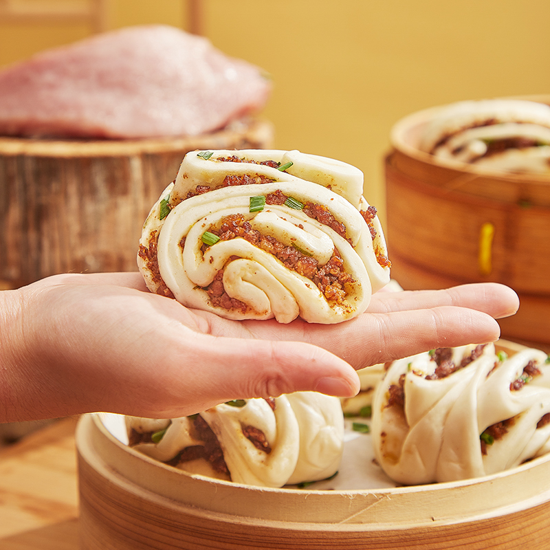 Yasui Succulent Hanaki Breakfast Semi-finished Steamed Buns
