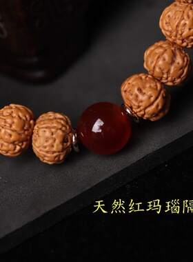 天然满肉小金刚菩提手串单圈复古民族风手链女文玩佛珠男盘玩批发