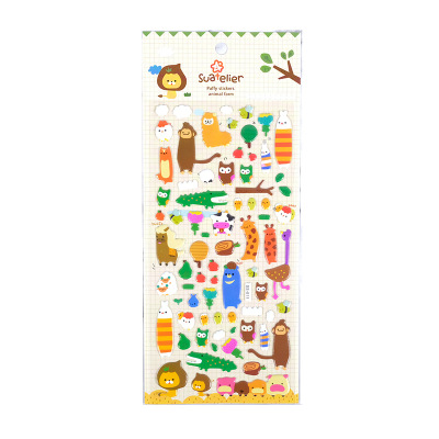 韩国可爱卡通动物手机贴纸 手帐素材日记本装饰贴手账diy泡泡贴画,淘宝优惠券,粉丝福利购,淘宝优惠卷