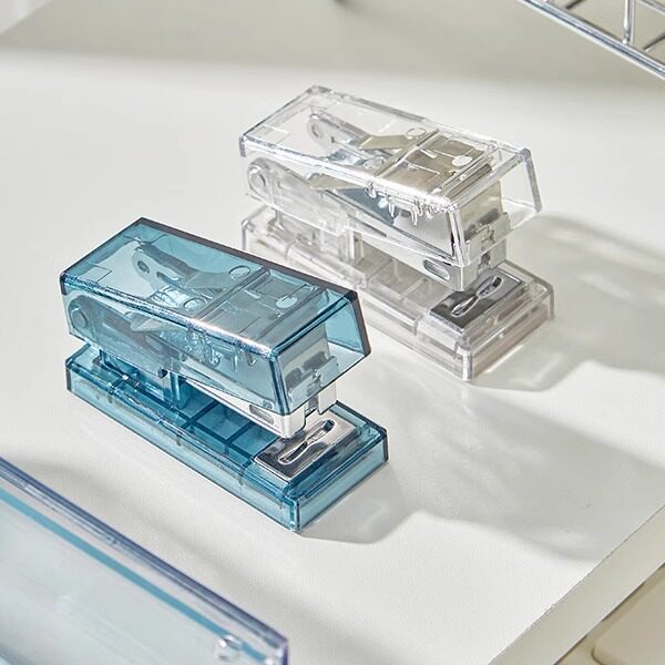 Paper cultural creation transparent mini stapler for students